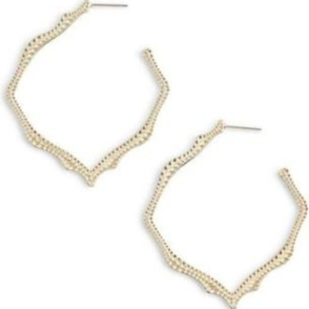 Kendra Scott Miku Hook Earrings Gold